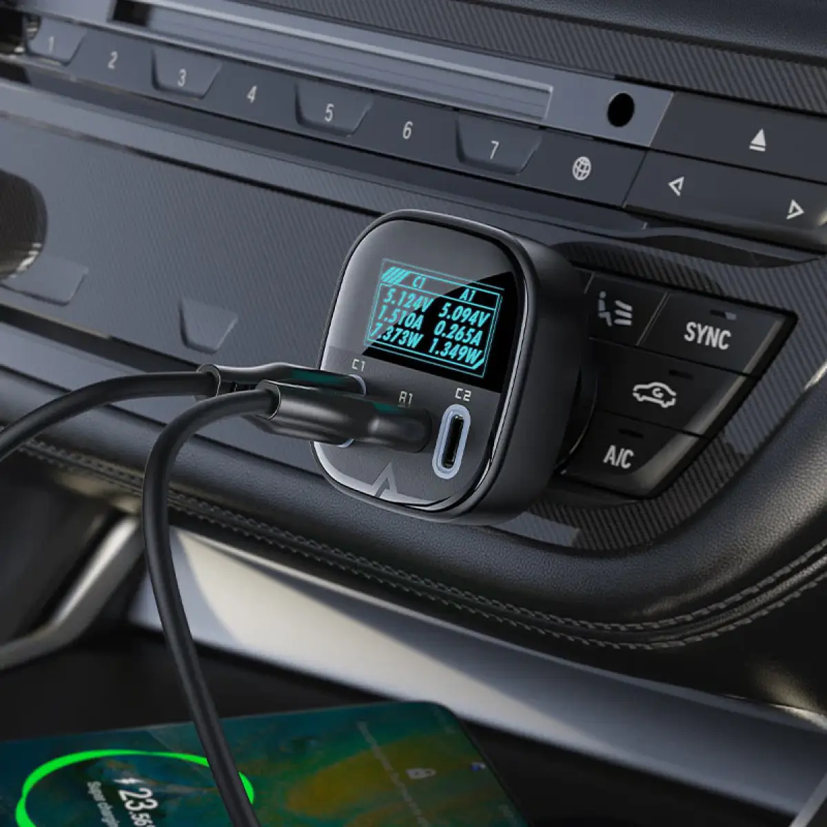 Acefast 101W Fast Car Charger B5