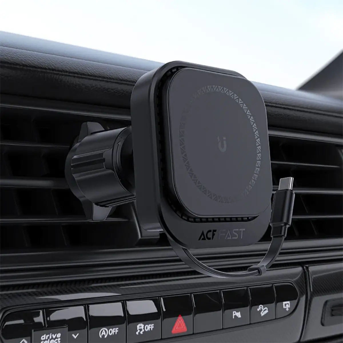 Acefast Fast Wireless Charger Magnetic Car Holder D32