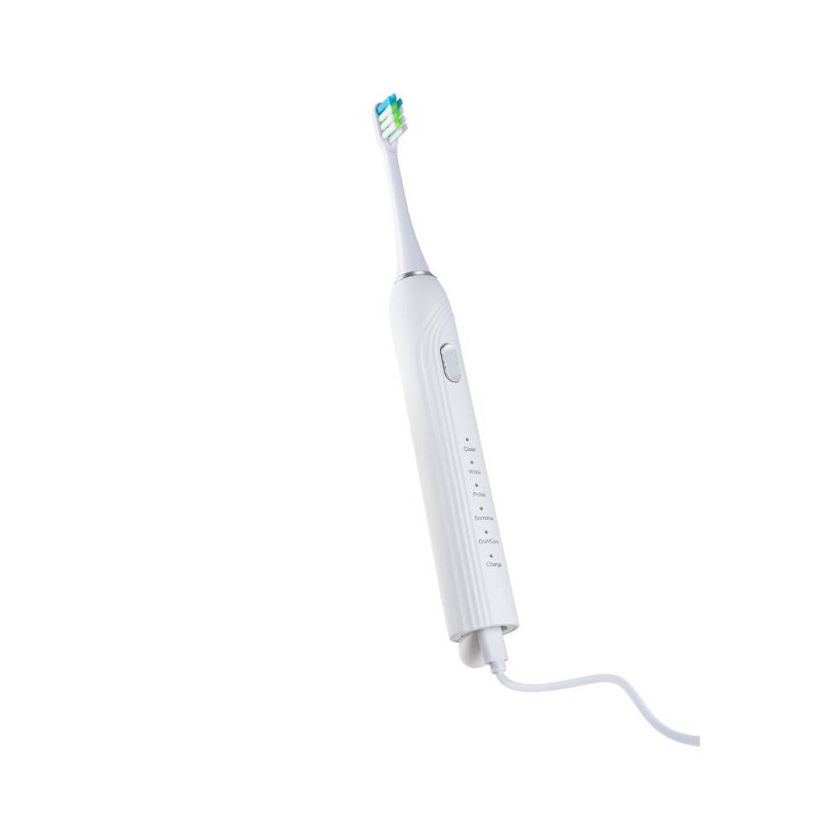 Mdhl Electric Toothbrush, Acoustic Vibration, 5-speed, Ipx7 Waterproof, Fast Charging, 2 Brush Heads – White, Y2