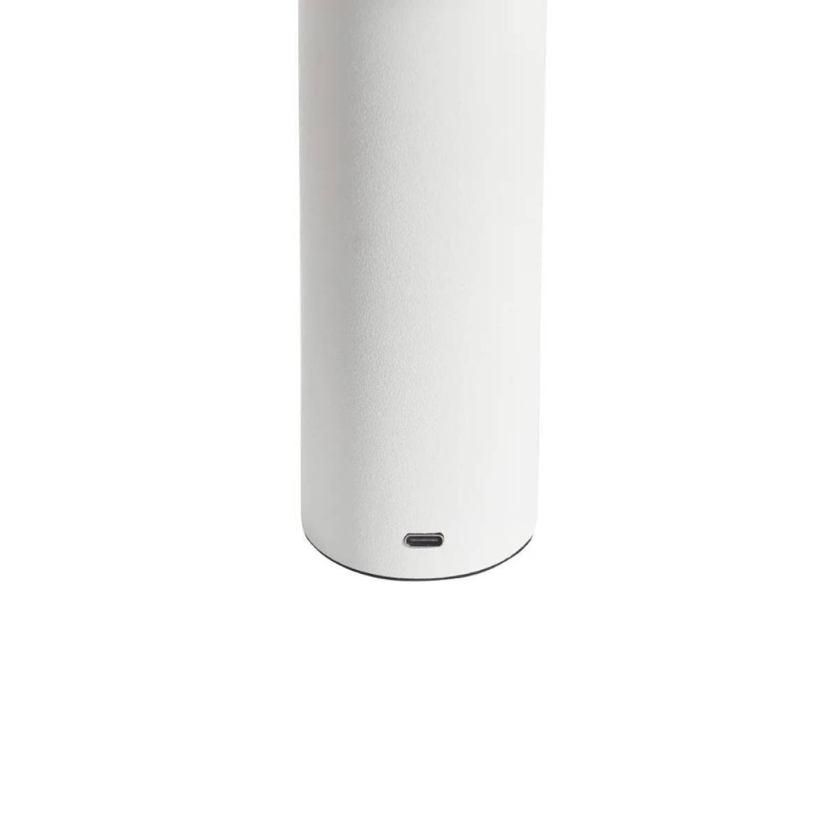 White Wireless Mushroom Led Table Lamp 22 cm With Touch Dimming, Sk195146