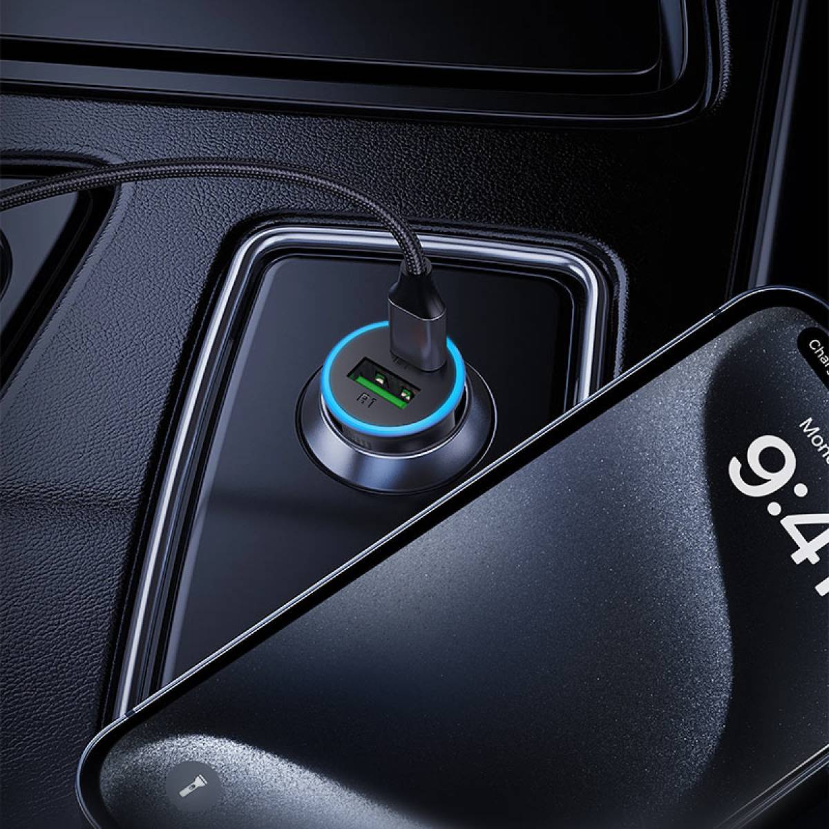 Acefast 65W Dual Port Car Charger B15