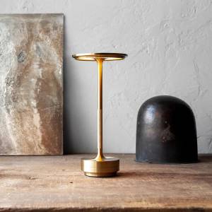 Premium Gold Led Table Lamp 28 Cm – Elegant Ambient Illumination, Sk195147