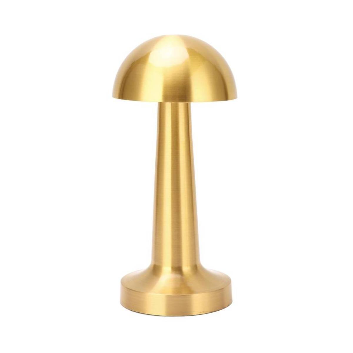 Gold Mushroom Led Table Lamp – 23 cm, Touch Dimming, 3 Light Modes, Sk1951420