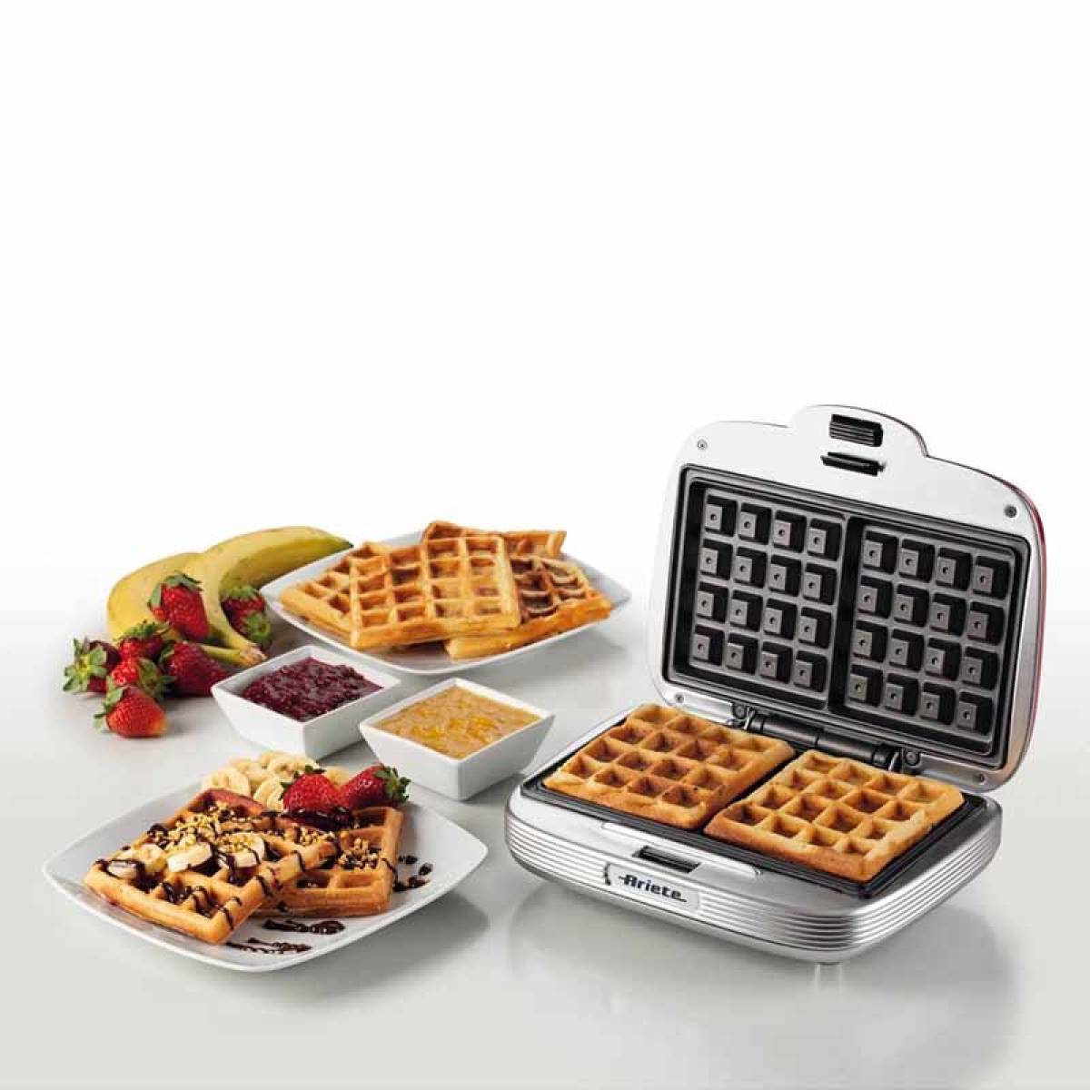 Ariete Waffle Maker Red 700w