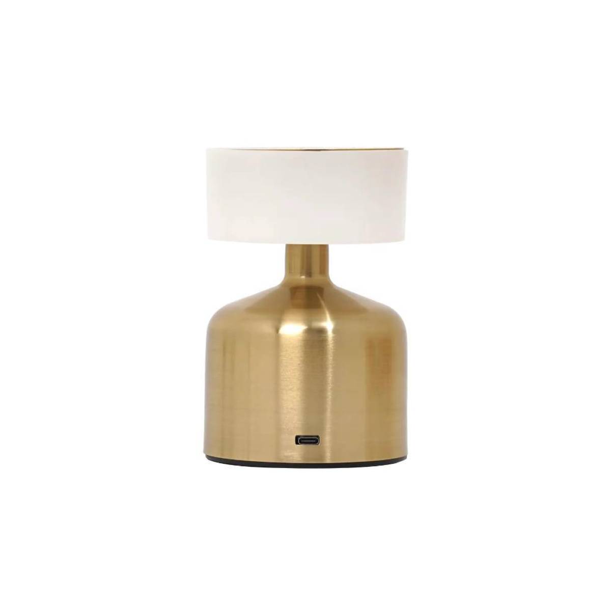 Versatile Gold Cordless Table Lamp – 13 cm, Touch Control, 3 Light Levels, Sk1951412