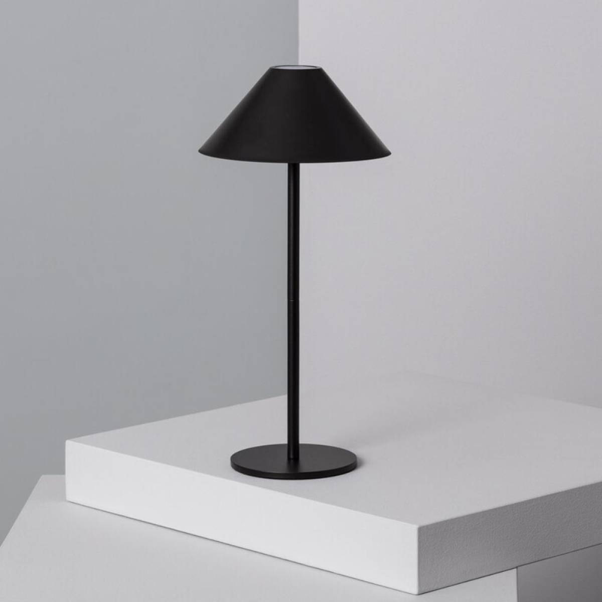 Black Wireless Led Table Lamp – 35 cm, 3 Adjustable Lights, Durable Metal, Sk1951425