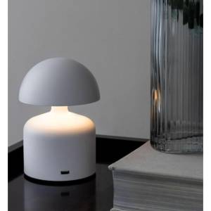 Modern White Mushroom Led Table Lamp – 13 cm, 3 Adjustable Light Levels, Sk1951413