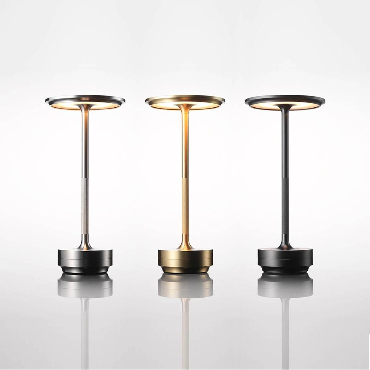 Premium Gold Led Table Lamp 28 Cm – Elegant Ambient Illumination, Sk195147