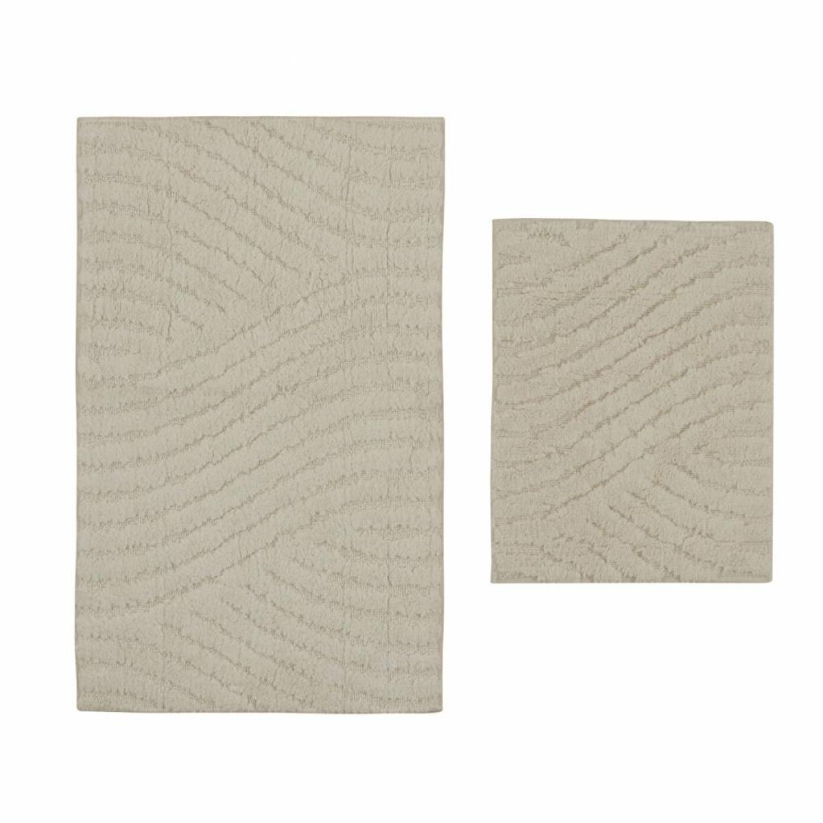 Karaca Home Roma 2-piece Bathmat Set - Ecru, 8680214393925