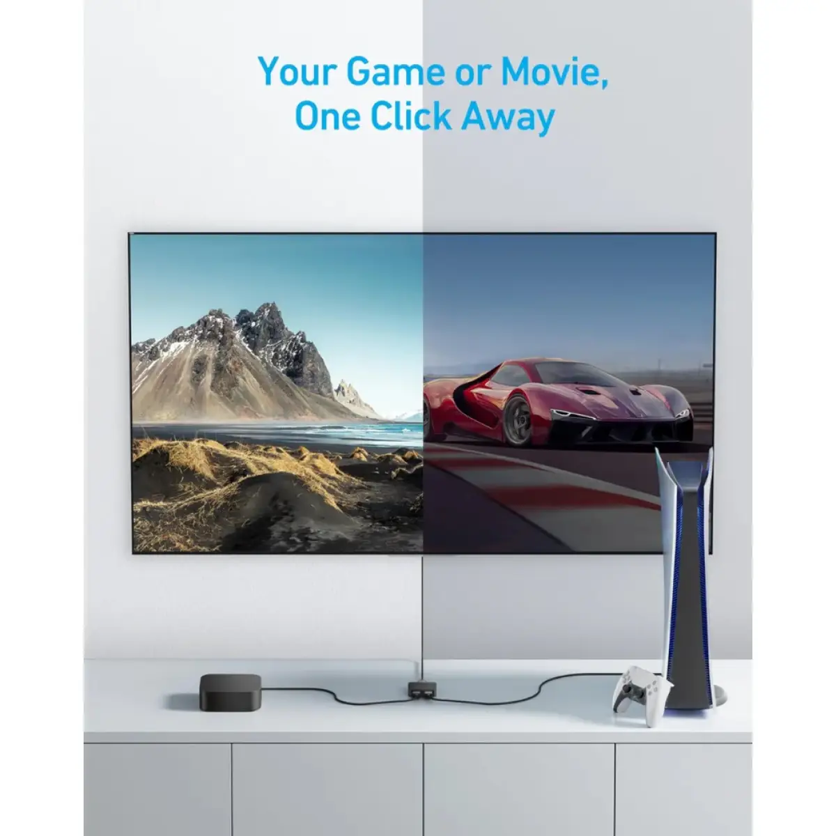 Anker HDMI Switch (2 in 1 Out, 4K HDMI)