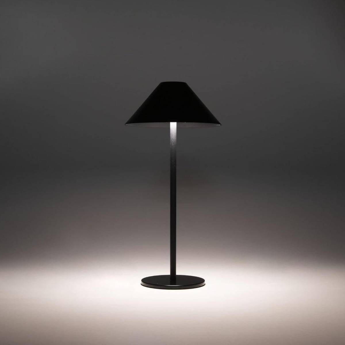 Black Wireless Led Table Lamp – 35 cm, 3 Adjustable Lights, Durable Metal, Sk1951425