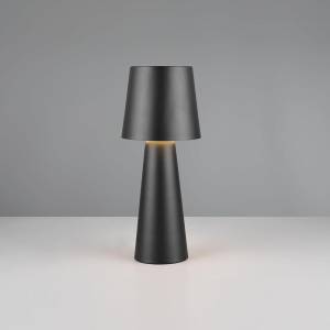 Black Metal Table Lamp  23 cm, Minimalist Design, 3 Light Levels, Sk1951426