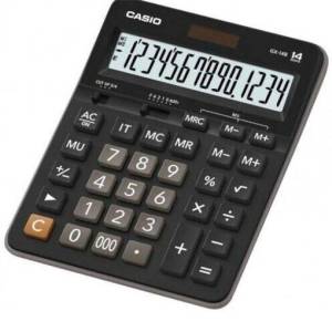 Casio Gx-14b-w-dc(cn) Calculator Desktop Type : 14 Digits / Extra Large Display