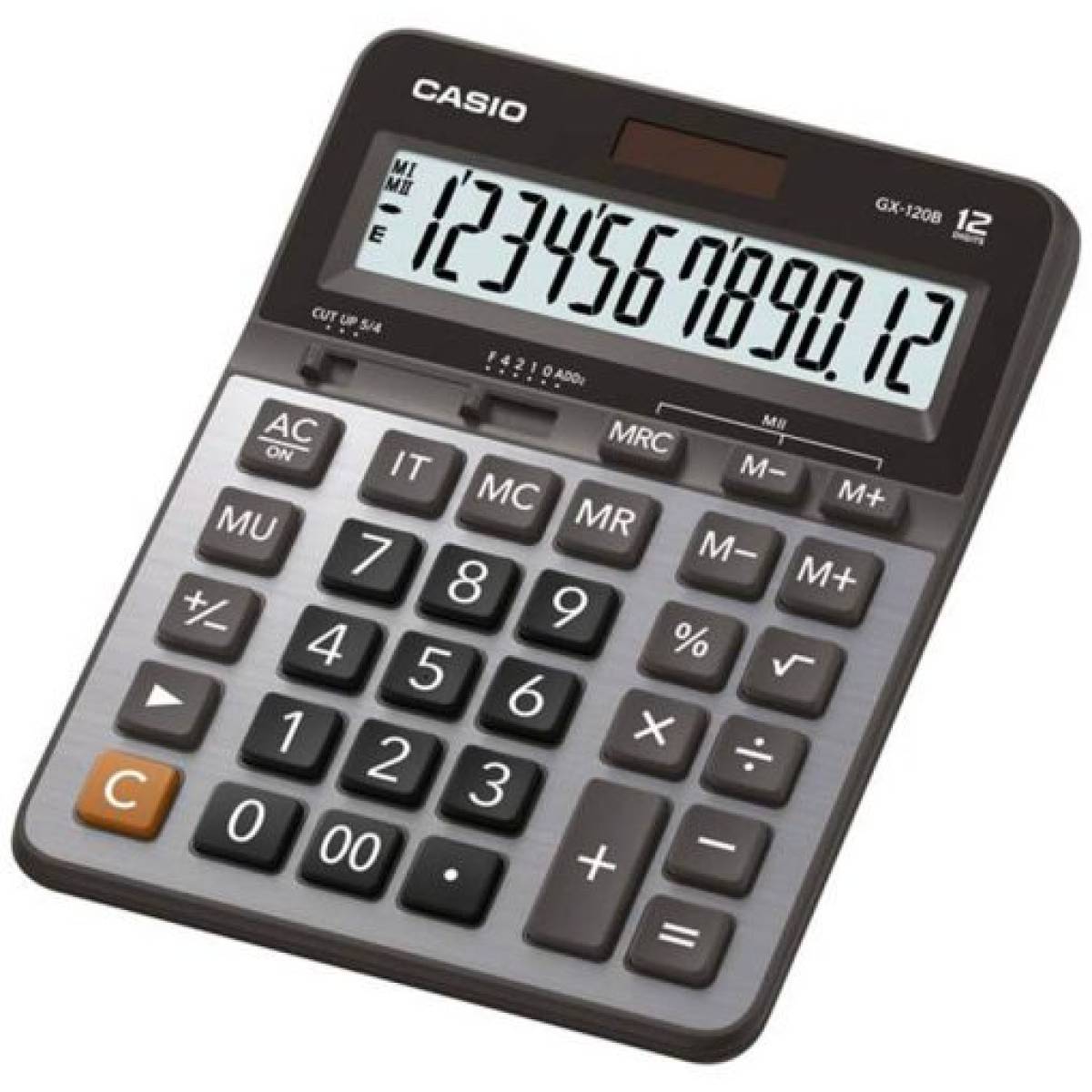 Casio Gx-120b-w-dc(cn) Calculator Desktop Type : 12 Digits / Extra Large Display