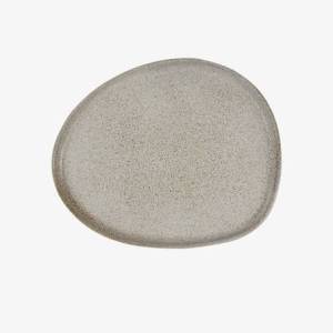 Organic Lunch Plate Aida Raw Sandy Beige 14438