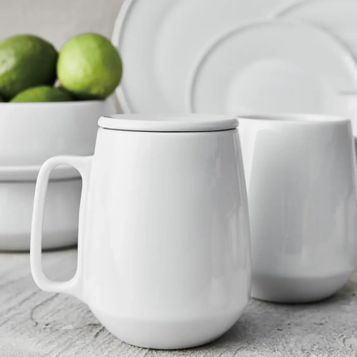 Dinner Set Aida Enso White 16pcs