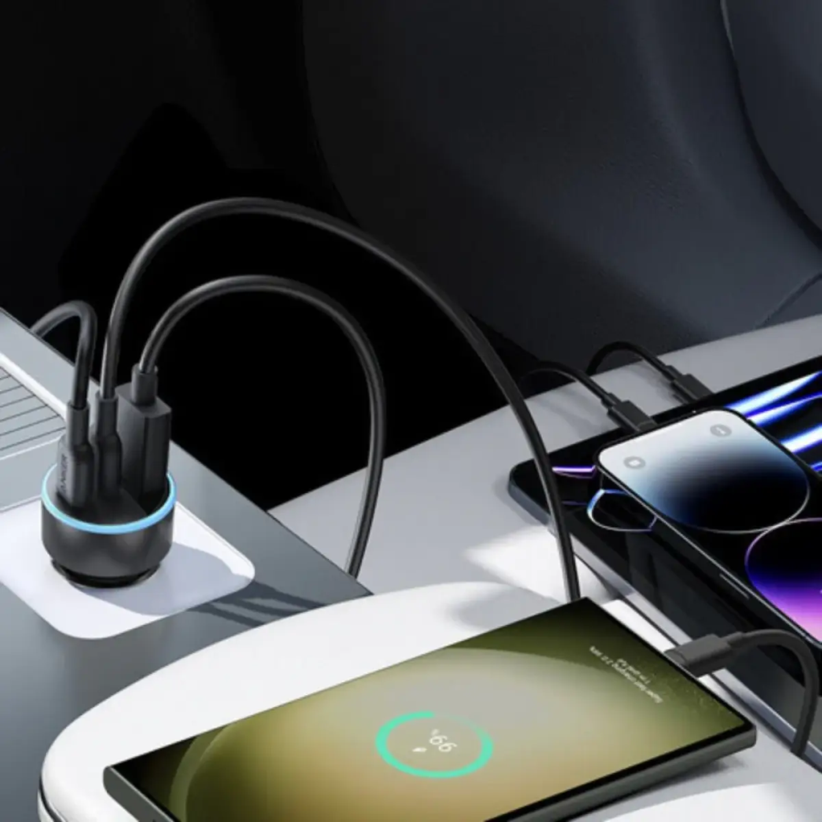 Anker 335 Car Charger 67W with USB-C Cable