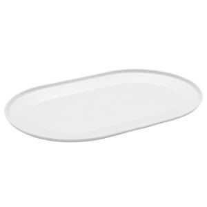 Oval Dish Aida Enso White 35*22cm