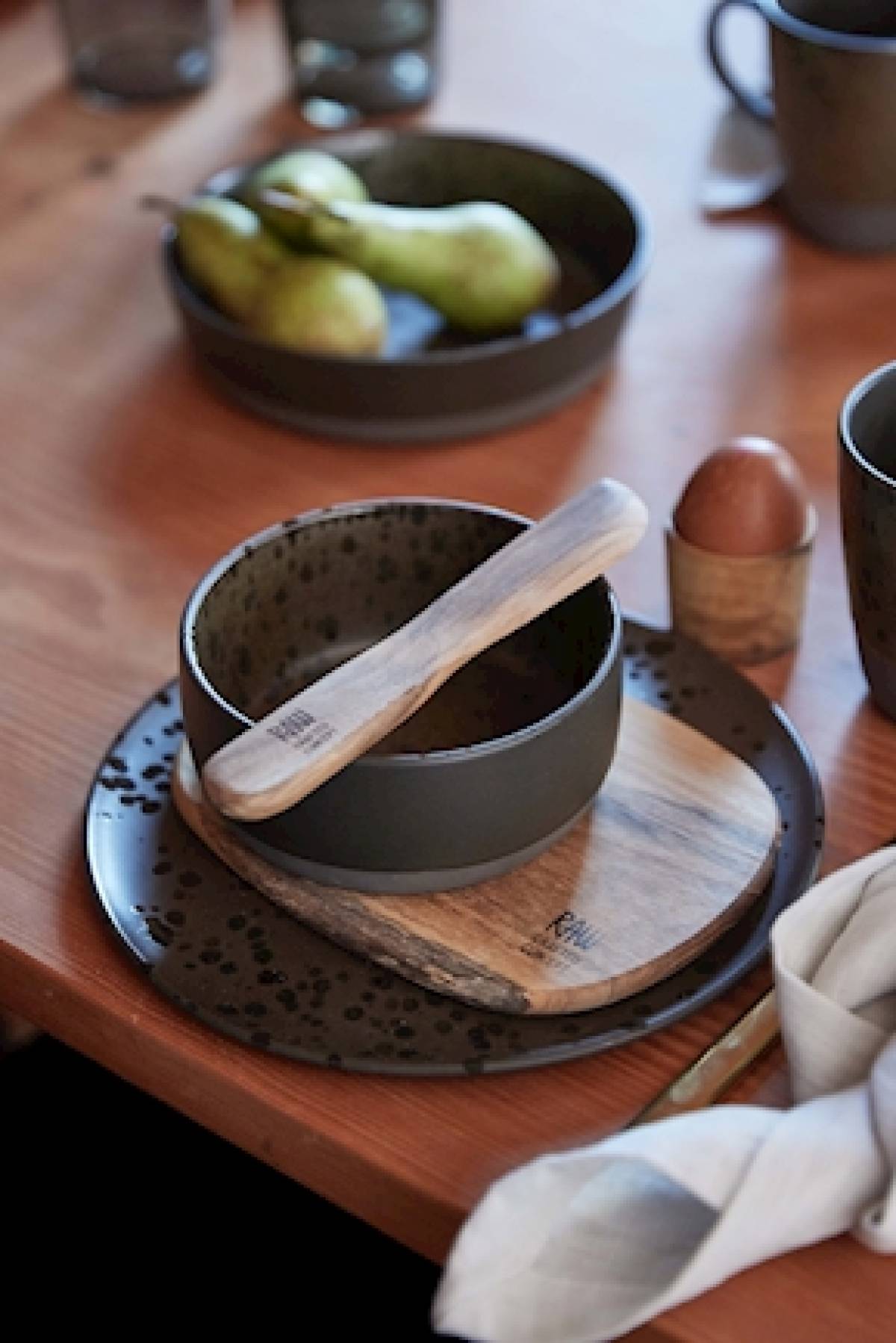 Soup Plate Aida Raw Nordic Brown 19.4*4.5cm