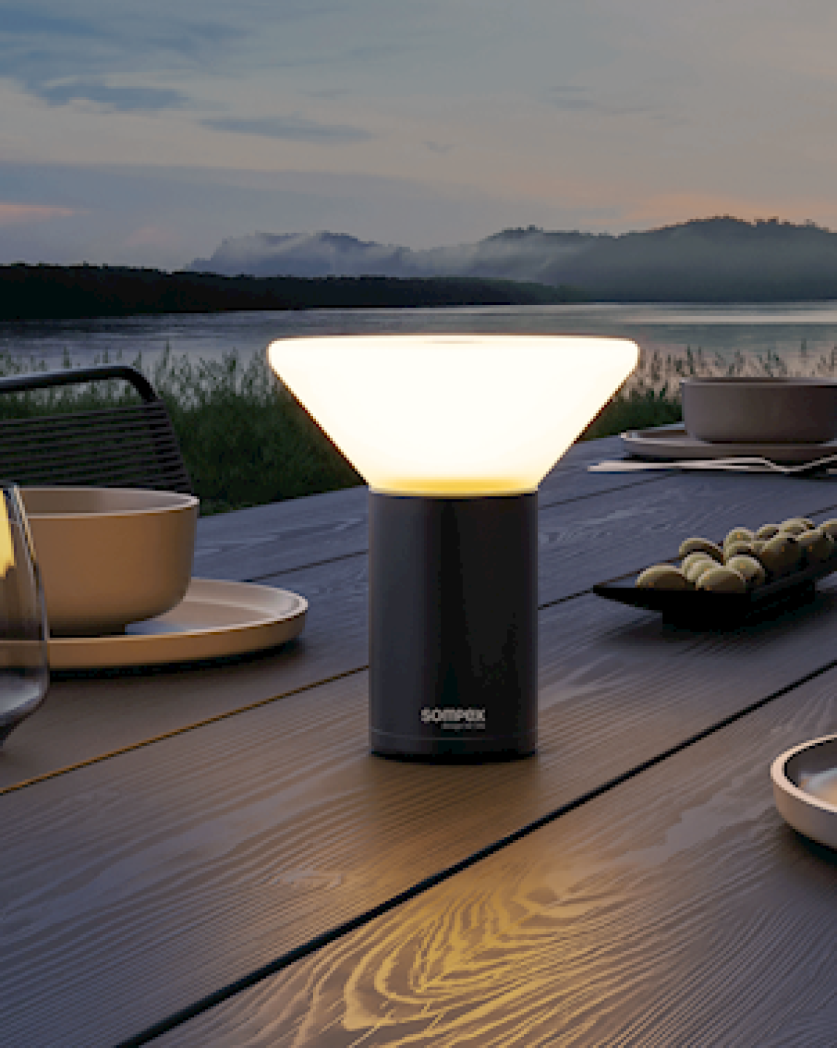 Garden Lamp 17.2cm Sompex Mikono 78630 Black