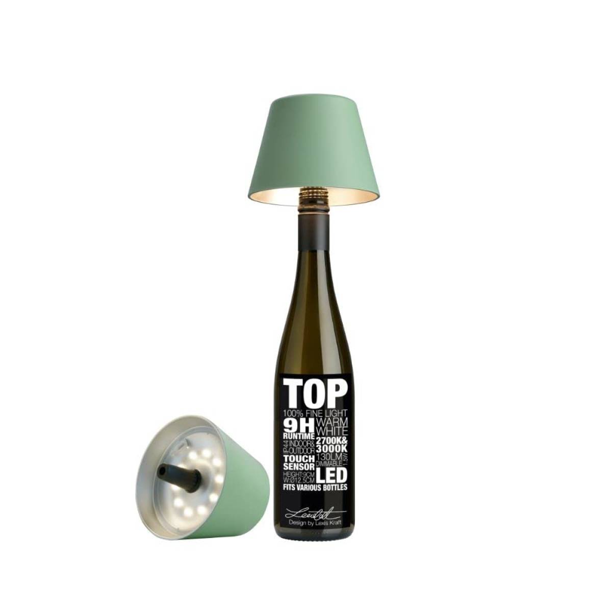 Table Lamp Sompex Top 2.0 72523 Olive Green