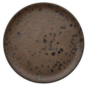 Dessert Plate Aida Raw Nordic Brown Spotted 20cm