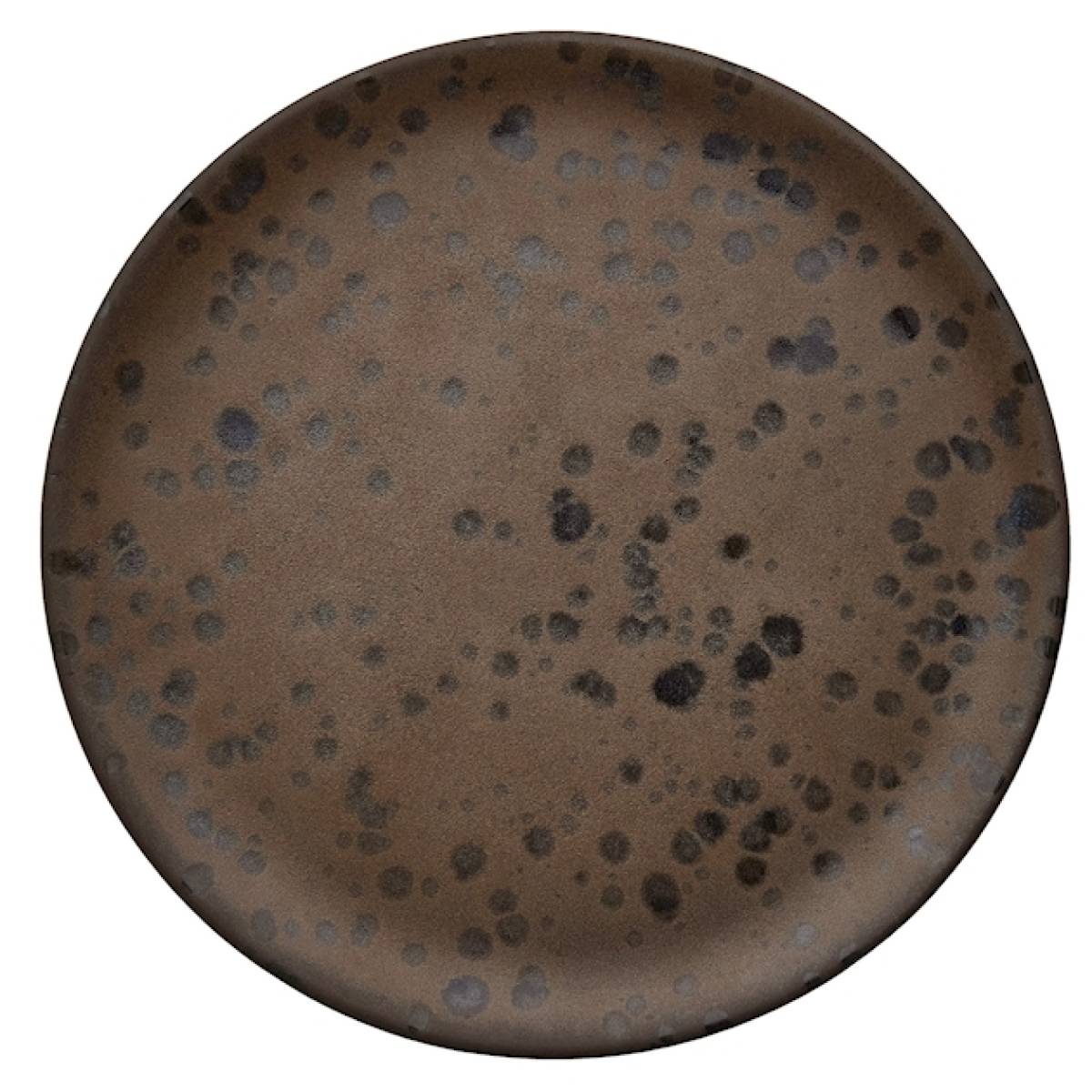 Dessert Plate Aida Raw Nordic Brown Spotted 20cm