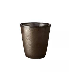 Mug Aida Raw Metallic Brown Double Wall 25cl
