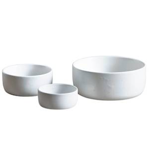 Set Of 3 Bowls Aida Raw Arctic White 16036