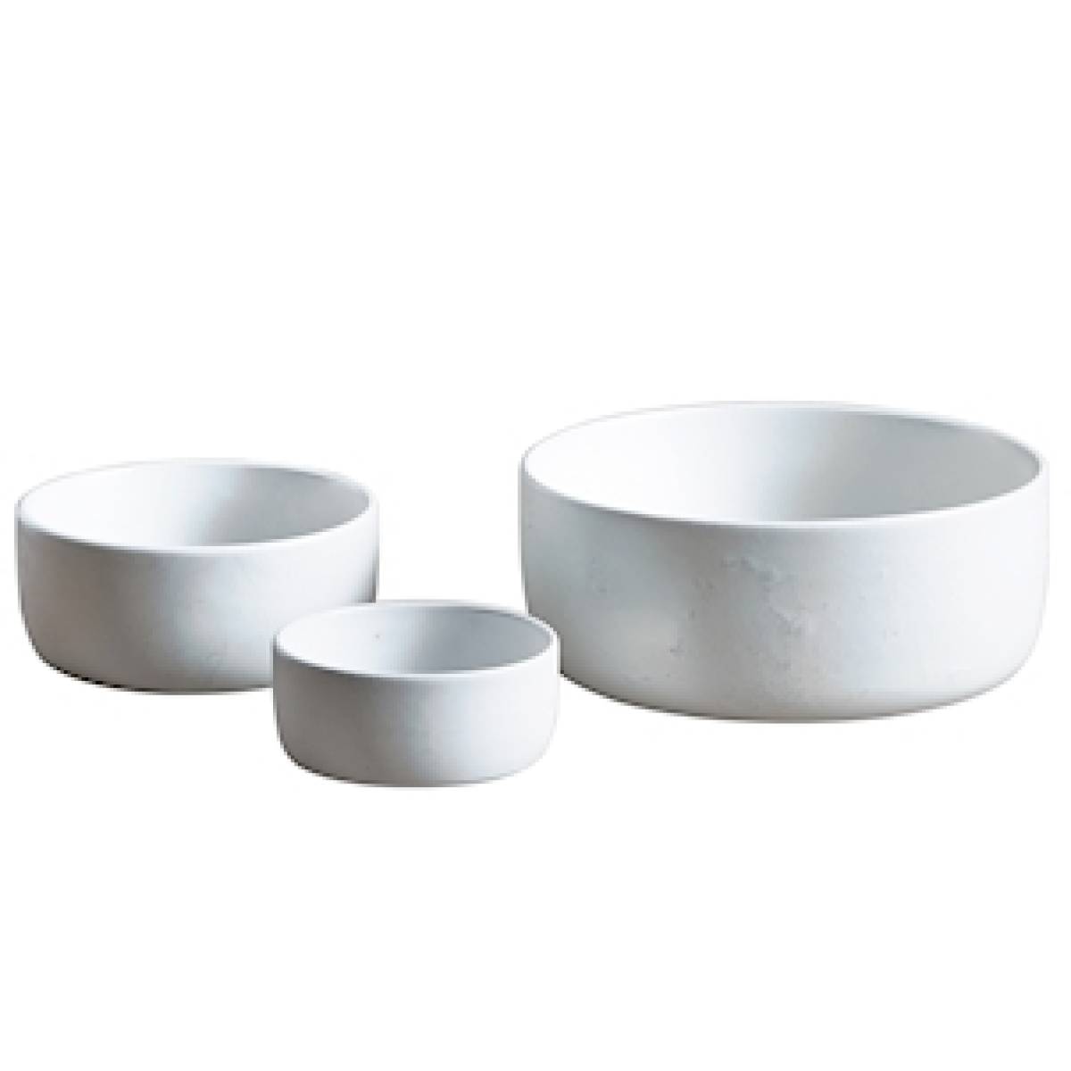 Set Of 3 Bowls Aida Raw Arctic White 16036