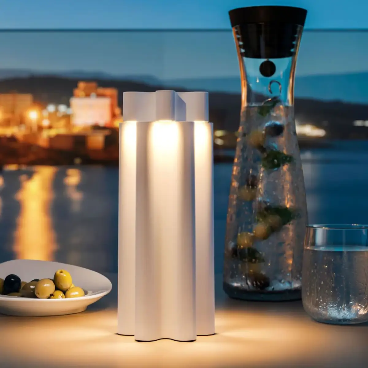 Table Lamp 20cm Sompex Eono 78600 White