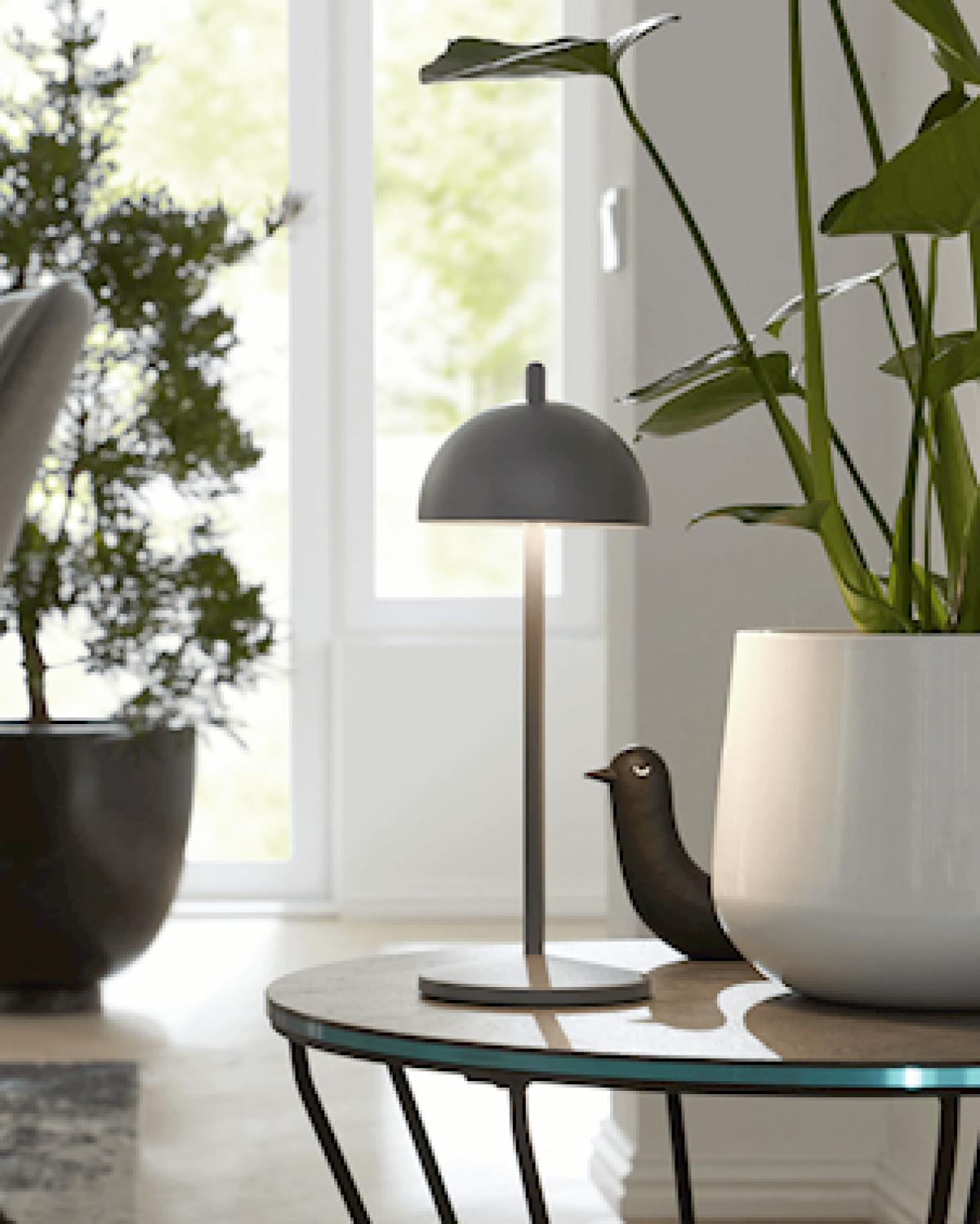 Table Lamp Sompex Luna 74103 Anthracite 30cm