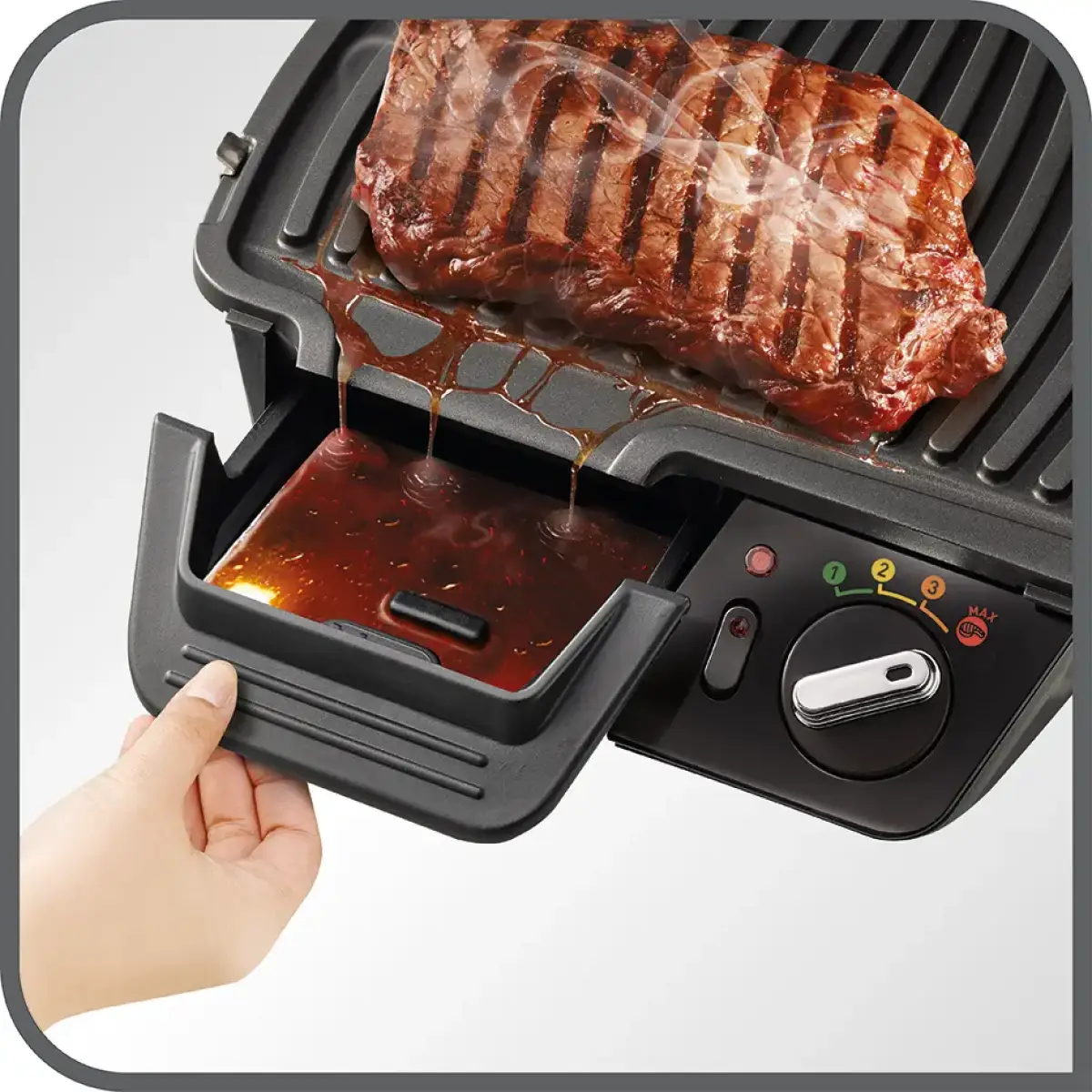 Tefal Supergrill, 2000 W, inox - Grill GC451B12