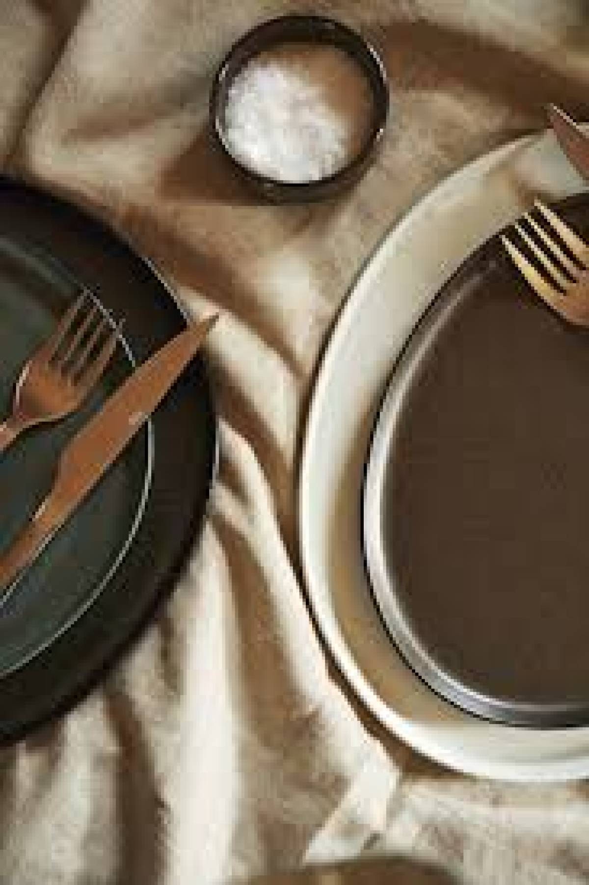 Salt Bowl Aida Raw Metallic Brown Small 9.5*4.5cm