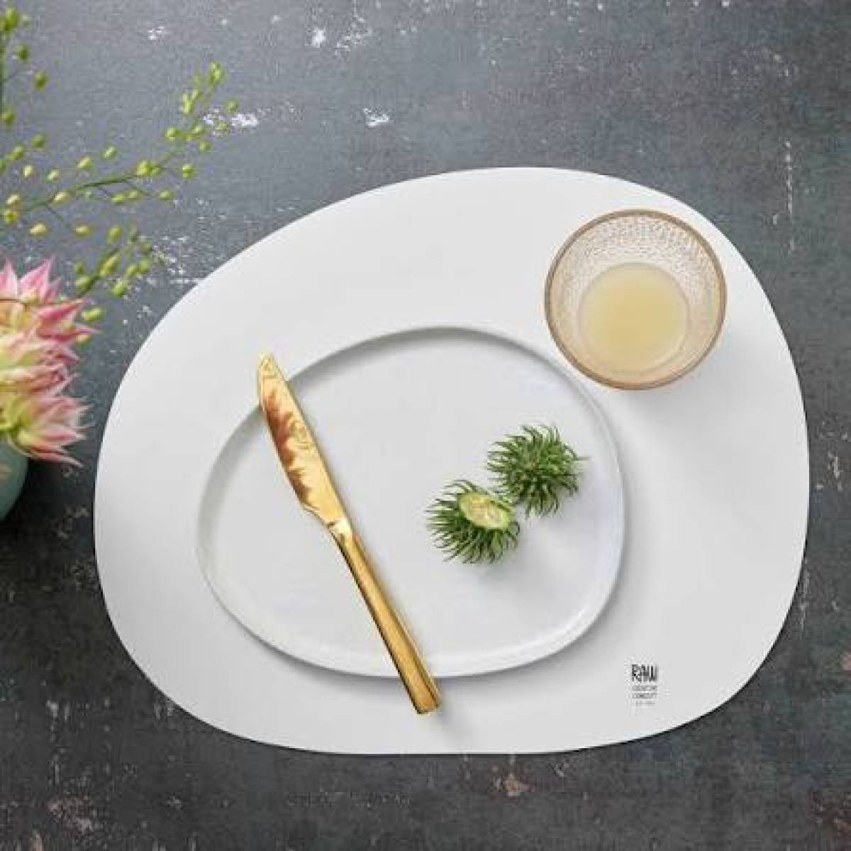 Dinner Plate Aida Raw Organic Arctic White 29*25