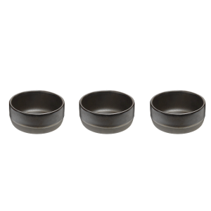 Set Of 3 Bowl Aida Raw Metallic Brown 9.5*4.5