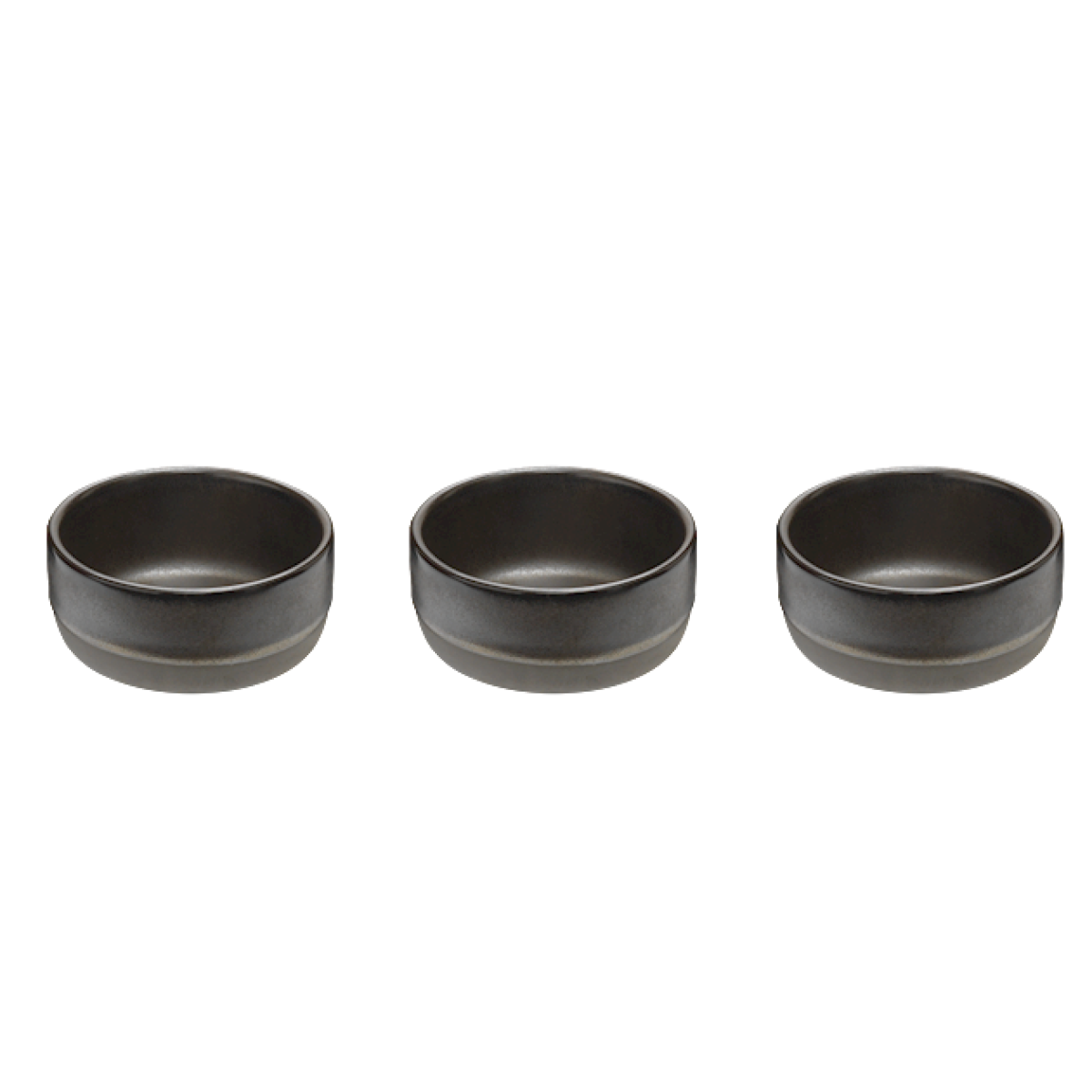 Set Of 3 Bowl Aida Raw Metallic Brown 9.5*4.5