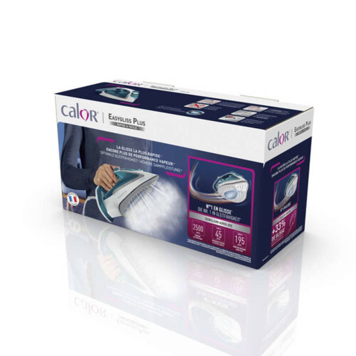 Calor Easygliss Plus, 2700w, 45g/min, 220 G/min, Anti-drip, Anti-scale