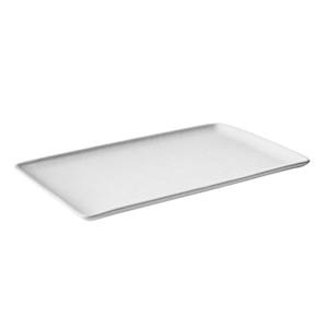 Rectangular Plate Aida Raw Arctic White 31.5*20