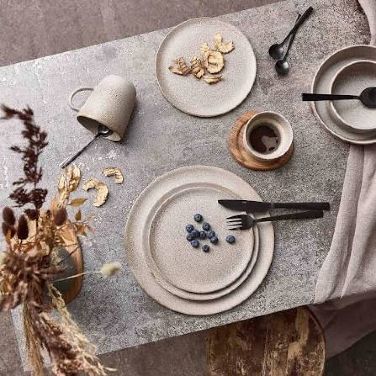 Dinner Plate Aida Raw Sandy Beige 14412 28cm