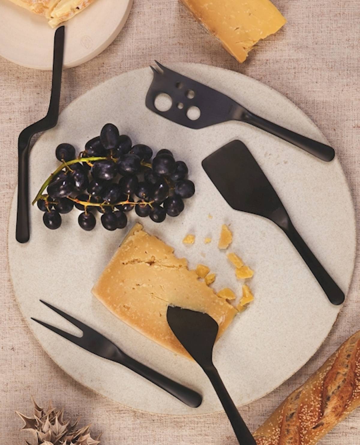 Cheese Set Herdmar Muh 5pcs Mat Black
