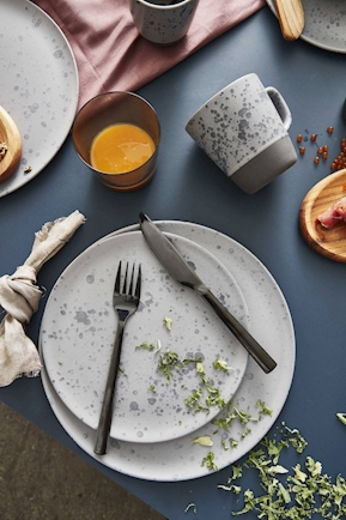 Lunch Plate Aida Raw Nordic Grey 23cm
