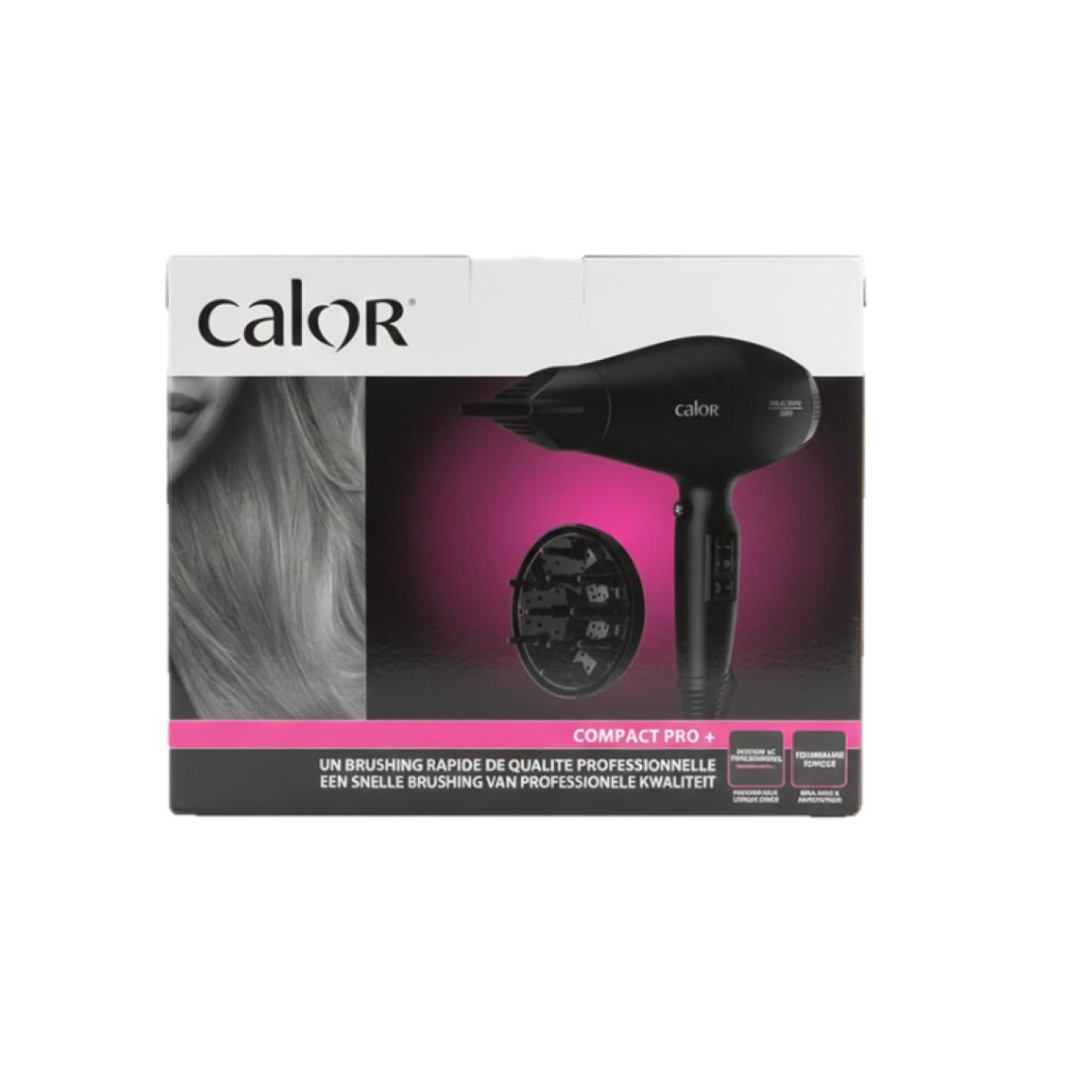 Calor Compact pro plus, 2200W, 4 speed combinations, diffuser
