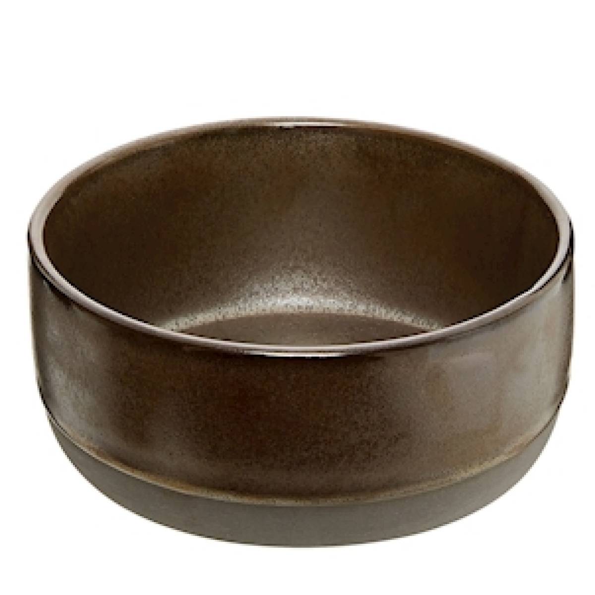 Bowl Aida Raw Metallic Brown 13.5*6