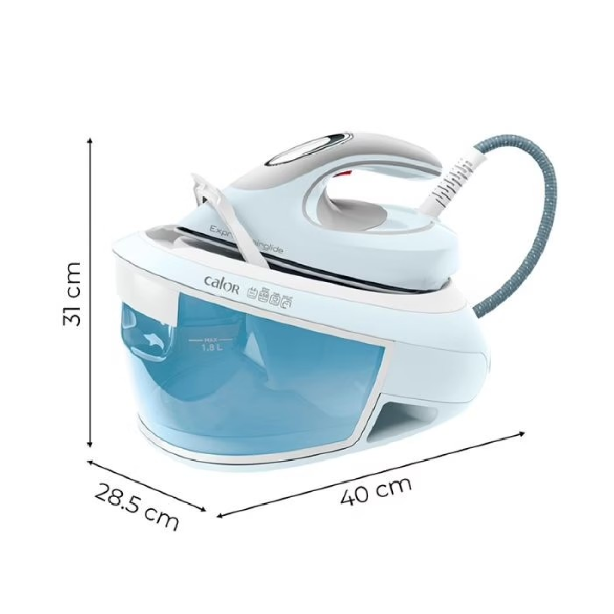 Calor Express Airglide, 2800w, 6.6 Bars, 120 G/min, 450 G/min, Air-glide