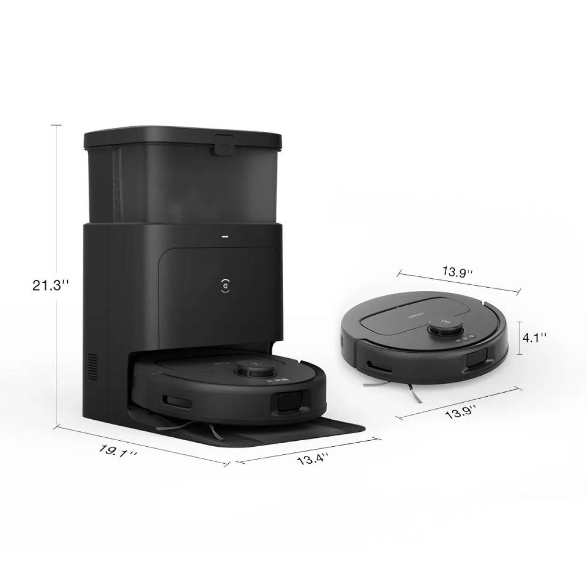 Ecovacs Deebot N30 Pro Omni Robotic Vacuum, Black, Ydlx11-x