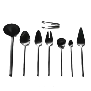 Basic Serving Set Herdmar Stick 8pcs Mat Black