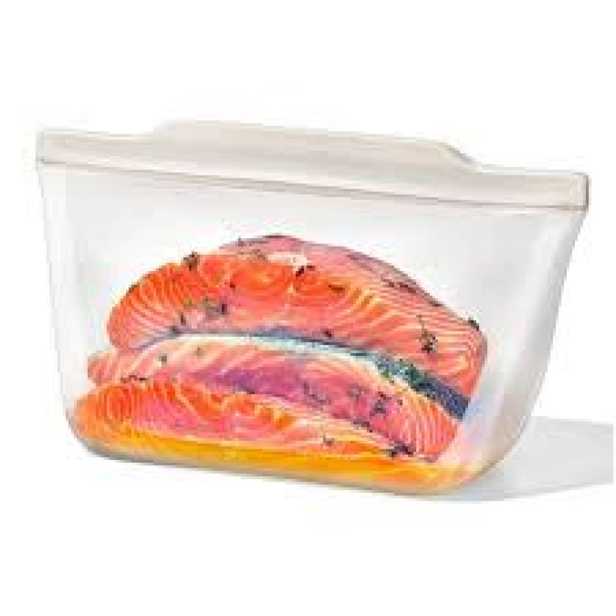 Oxo - Silicone Reusable Bag Stand Up Snack 12oz-oat