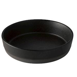 Soup Plate Aida Raw Titanium Black 19.4*4.5cm