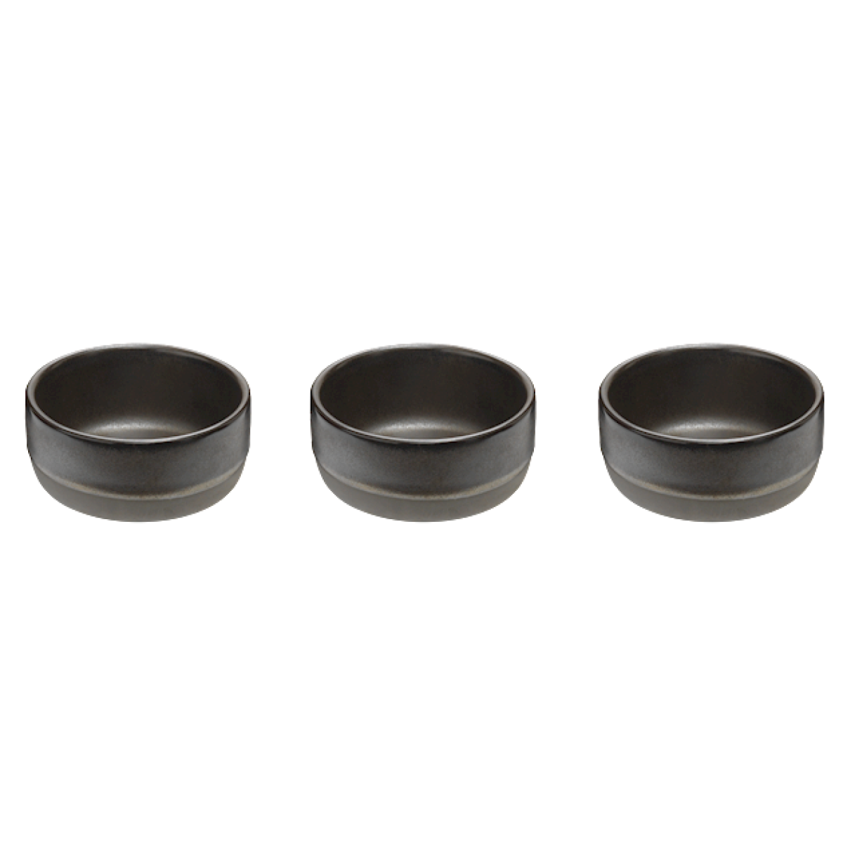 Set Of 3 Mini Bowl Aida Raw Metallic Brown 7.5*3.8